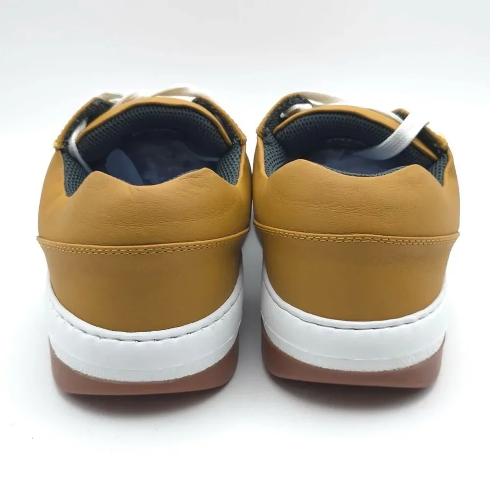 Sunnei NEW Shoes Sneakers Dreamy‎ Size 38 Platform Ocher Leather MADE IN ITALY